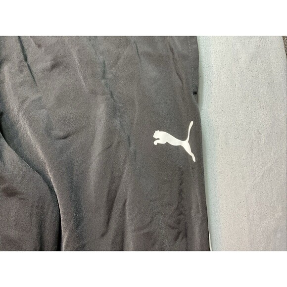 PUMA Men’s Performance Jogger Pants Black /White - L - DrawString Logo (SU2) - Picture 5 of 5